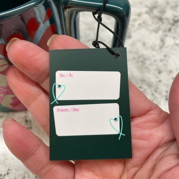 Starbucks 2024 Dark Blue Flora Hearts
Ceramic Mug. Iridescent sheen. NWT! - Picture 7 of 9